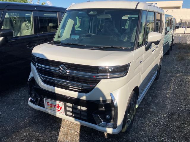 スペーシアカスタム ハイブリッドXS 届け出済み未使用車 両側電動スライドドア クリアランスソナー オートクルーズコントロール レーンアシスト 衝突被害軽減システム オートライト LEDヘッドランプ スマートキー アイドリングストップ(16枚目)