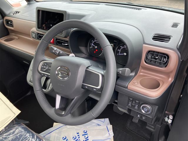 ムーヴキャンバス セオリーＧ　届け出済み未使用車　全周囲カメラ　両側電動スライドドア　クリアランスソナー　衝突被害軽減システム　オートライト　ＬＥＤヘッドランプ　スマートキー　アイドリングストップ　電動格納ミラー　シートヒーター（55枚目）