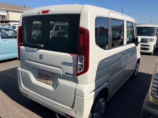 スペーシア ハイブリッドＸ　両側電動スライドドア　クリアランスソナー　衝突被害軽減システム　オートライト　ＬＥＤヘッドランプ　スマートキー　アイドリングストップ　電動格納ミラー　シートヒーター　ベンチシート　ＣＶＴ（20枚目）