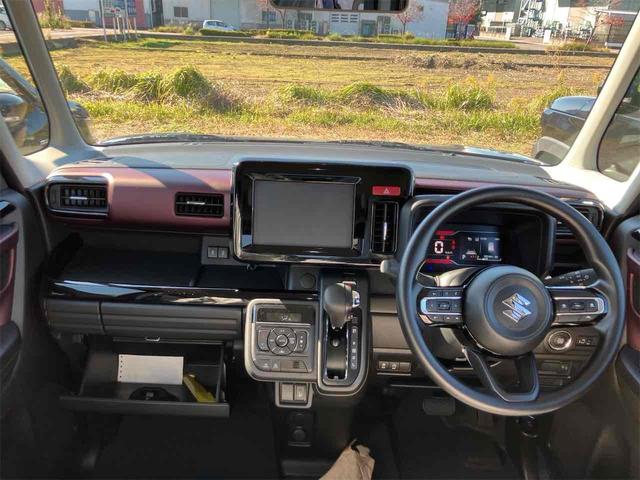 スペーシアカスタム ハイブリッドGS 届け出済み未使用車 両側スライド・片側電動 クリアランスソナー オートクルーズコントロール レーンアシスト 衝突被害軽減システム オートライト LEDヘッドランプ スマートキー アイドリングストップ(6枚目)