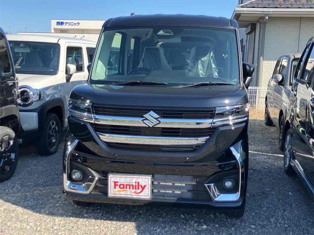 スペーシアカスタム ハイブリッドGS 届け出済み未使用車 両側スライド・片側電動 クリアランスソナー オートクルーズコントロール レーンアシスト 衝突被害軽減システム オートライト LEDヘッドランプ スマートキー アイドリングストップ(16枚目)