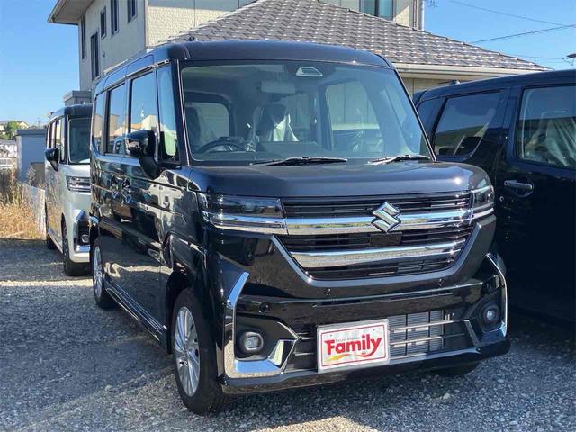 スペーシアカスタム ハイブリッドGS 届け出済み未使用車 両側スライド・片側電動 クリアランスソナー オートクルーズコントロール レーンアシスト 衝突被害軽減システム オートライト LEDヘッドランプ スマートキー アイドリングストップ(17枚目)