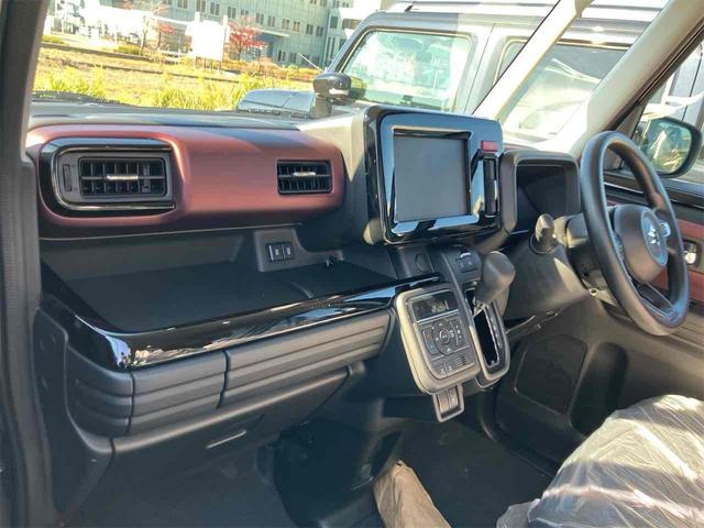 スペーシアカスタム ハイブリッドGS 届け出済み未使用車 両側スライド・片側電動 クリアランスソナー オートクルーズコントロール レーンアシスト 衝突被害軽減システム オートライト LEDヘッドランプ スマートキー アイドリングストップ(53枚目)