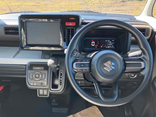 スペーシア ハイブリッドＸ　両側電動スライドドア　クリアランスソナー　衝突被害軽減システム　オートライト　ＬＥＤヘッドランプ　スマートキー　アイドリングストップ　電動格納ミラー　シートヒーター　ベンチシート　ＣＶＴ（7枚目）