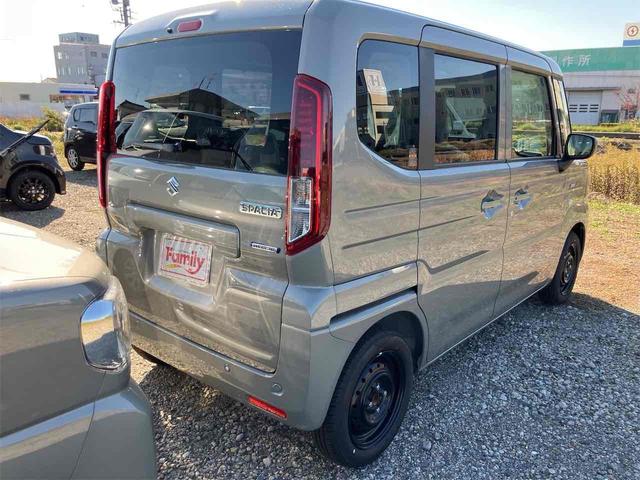 スペーシア ハイブリッドＸ　両側電動スライドドア　クリアランスソナー　衝突被害軽減システム　オートライト　ＬＥＤヘッドランプ　スマートキー　アイドリングストップ　電動格納ミラー　シートヒーター　ベンチシート　ＣＶＴ（23枚目）