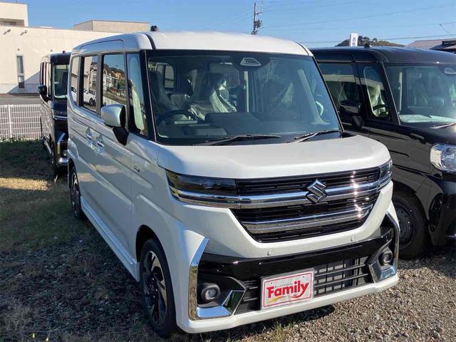 スペーシアカスタム ハイブリッドXS 両側電動スライドドア クリアランスソナー オートクルーズコントロール レーンアシスト 衝突被害軽減システム オートライト LEDヘッドランプ スマートキー アイドリングストップ 電動格納ミラー(19枚目)