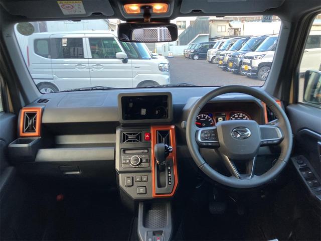 タフト G バックカメラ クリアランスソナー 衝突被害軽減システム オートライト LEDヘッドランプ スマートキー アイドリングストップ 電動格納ミラー シートヒーター サンルーフ CVT 盗難防止システム(6枚目)