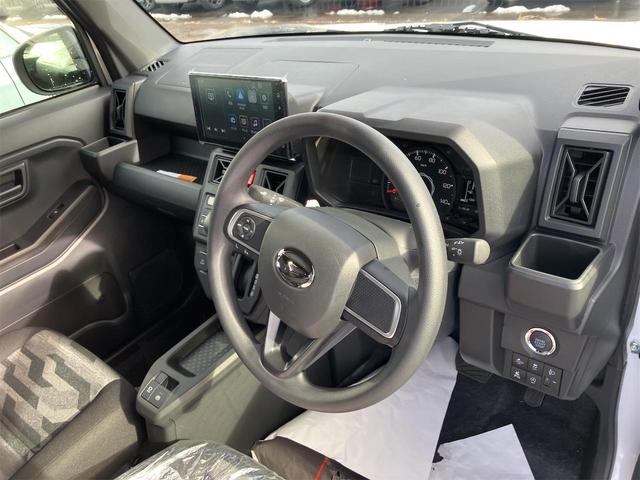 タフト X 届け出済み未使用車 バックカメラ TV クリアランスソナー 衝突被害軽減システム オートライト LEDヘッドランプ スマートキー アイドリングストップ 電動格納ミラー サンルーフ CVT(27枚目)