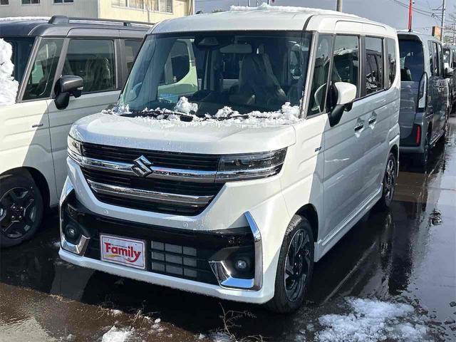 スペーシアカスタム ハイブリッドXSターボ 届け出済み未使用車 両側電動スライドドア クリアランスソナー オートクルーズコントロール レーンアシスト 衝突被害軽減システム オートライト LEDヘッドランプ スマートキー アイドリングストップ(16枚目)