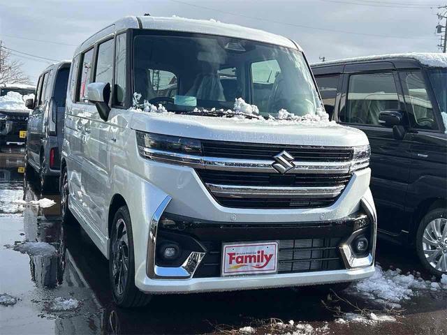 スペーシアカスタム ハイブリッドXSターボ 届け出済み未使用車 両側電動スライドドア クリアランスソナー オートクルーズコントロール レーンアシスト 衝突被害軽減システム オートライト LEDヘッドランプ スマートキー アイドリングストップ(18枚目)