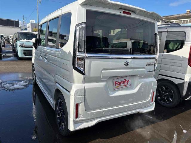 スペーシアカスタム ハイブリッドXSターボ 届け出済み未使用車 両側電動スライドドア クリアランスソナー オートクルーズコントロール レーンアシスト 衝突被害軽減システム オートライト LEDヘッドランプ スマートキー アイドリングストップ(21枚目)