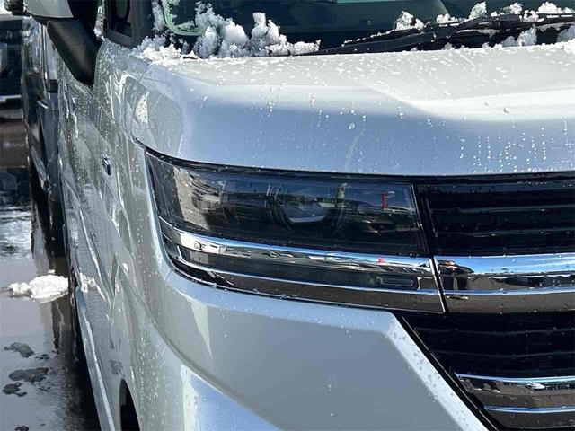 スペーシアカスタム ハイブリッドXSターボ 届け出済み未使用車 両側電動スライドドア クリアランスソナー オートクルーズコントロール レーンアシスト 衝突被害軽減システム オートライト LEDヘッドランプ スマートキー アイドリングストップ(22枚目)