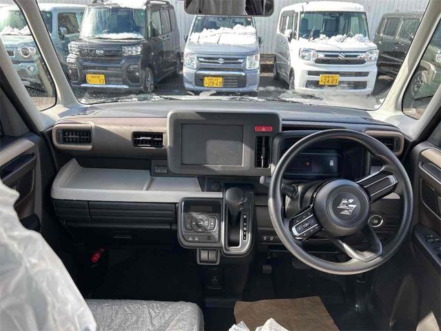 スペーシア ハイブリッドG 届け出済み未使用車 両側スライドドア クリアランスソナー レーンアシスト 衝突被害軽減システム オートライト LEDヘッドランプ スマートキー アイドリングストップ 電動格納ミラー ベンチシート(6枚目)