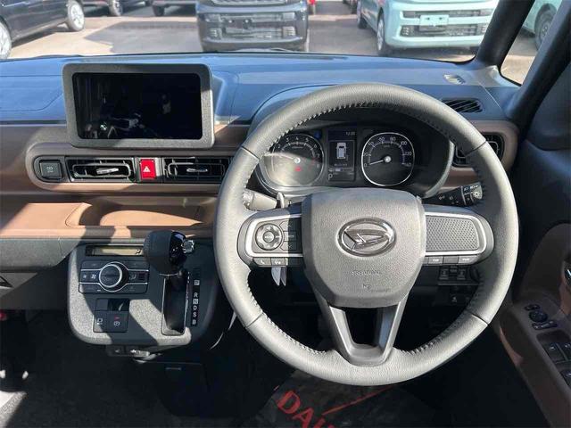 ムーヴキャンバス セオリーＧ　届け出済み未使用車　両側電動スライドドア　クリアランスソナー　衝突被害軽減システム　オートライト　ＬＥＤヘッドランプ　スマートキー　アイドリングストップ　電動格納ミラー　シートヒーター　ベンチシート（7枚目）