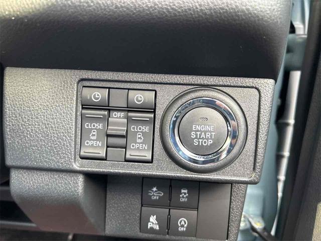 ムーヴキャンバス セオリーＧ　届け出済み未使用車　両側電動スライドドア　クリアランスソナー　衝突被害軽減システム　オートライト　ＬＥＤヘッドランプ　スマートキー　アイドリングストップ　電動格納ミラー　シートヒーター　ベンチシート（8枚目）