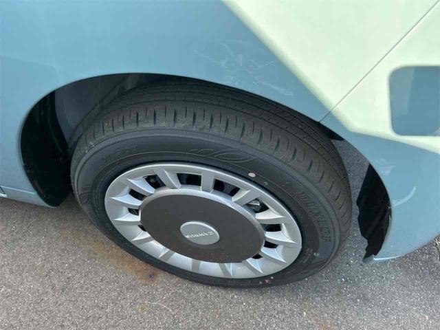 ムーヴキャンバス セオリーＧ　届け出済み未使用車　両側電動スライドドア　クリアランスソナー　衝突被害軽減システム　オートライト　ＬＥＤヘッドランプ　スマートキー　アイドリングストップ　電動格納ミラー　シートヒーター　ベンチシート（24枚目）