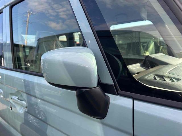 スペーシア ハイブリッドＸ　届け出済み未使用車　両側電動スライドドア　クリアランスソナー　衝突被害軽減システム　オートライト　ＬＥＤヘッドランプ　スマートキー　アイドリングストップ　電動格納ミラー　シートヒーター　ＣＶＴ（30枚目）