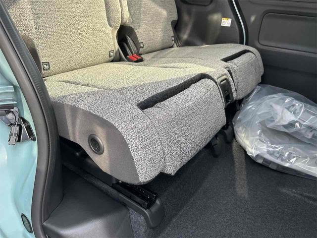 スペーシア ハイブリッドＸ　届け出済み未使用車　両側電動スライドドア　クリアランスソナー　衝突被害軽減システム　オートライト　ＬＥＤヘッドランプ　スマートキー　アイドリングストップ　電動格納ミラー　シートヒーター　ＣＶＴ（49枚目）