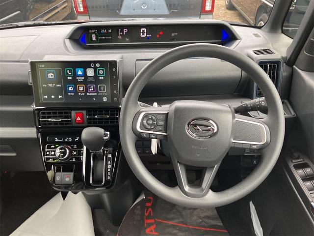 タント カスタムＸ　届け出済み未使用車　バックカメラ　両側電動スライドドア　ＴＶ　クリアランスソナー　衝突被害軽減システム　オートライト　ＬＥＤヘッドランプ　スマートキー　アイドリングストップ　電動格納ミラー（7枚目）