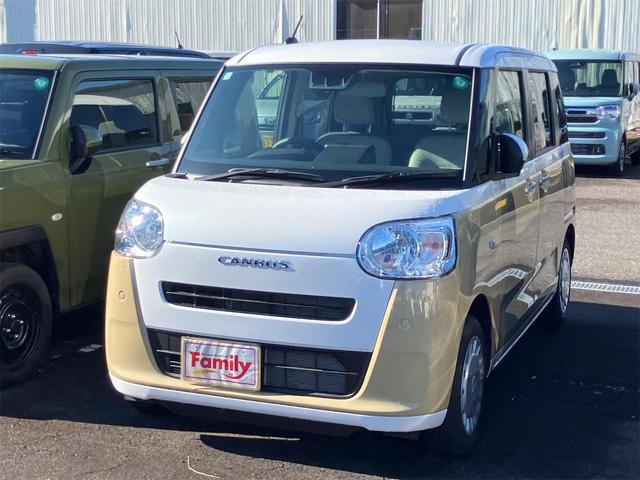 ムーヴキャンバス ストライプスＸ　バックカメラ　両側電動スライドドア　クリアランスソナー　衝突被害軽減システム　オートライト　スマートキー　アイドリングストップ　電動格納ミラー　ベンチシート　ＣＶＴ　盗難防止システム　ＡＢＳ　ＥＳＣ（16枚目）