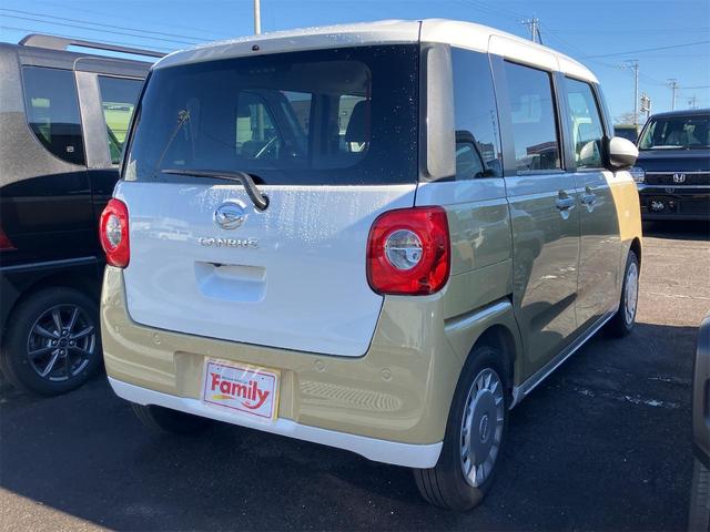 ムーヴキャンバス ストライプスＸ　バックカメラ　両側電動スライドドア　クリアランスソナー　衝突被害軽減システム　オートライト　スマートキー　アイドリングストップ　電動格納ミラー　ベンチシート　ＣＶＴ　盗難防止システム　ＡＢＳ　ＥＳＣ（19枚目）