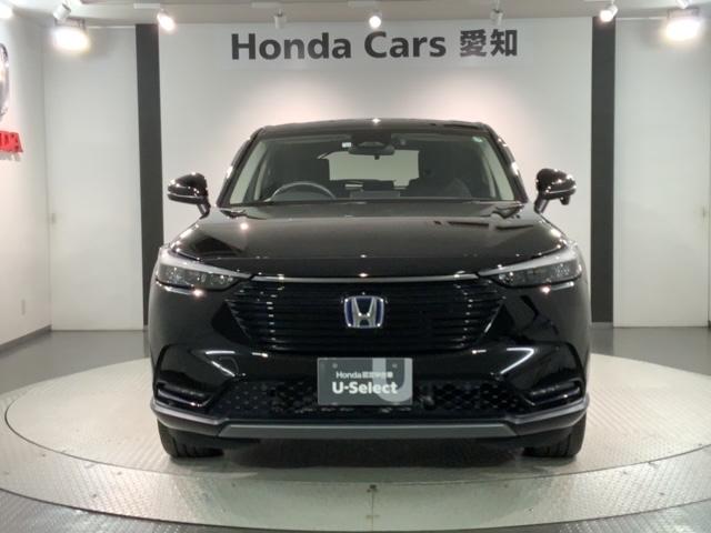 ヴェゼル ｅ：ＨＥＶ　Ｘ　Ｈ　ＳＥＮＳＩＮＧ　最長５年保証　ワンオ－ナ－　ナビＶＸＵ－２２５ＶＺｉ　ＴＶ　Ｒカメラ　ＣＤ録音　ＢＴオ－ディオ　ＤＶＤ　ＥＴＣ　ＬＥＤライト　ＶＳＡ　クルコン　アルミ　スマ－トキ－　盗難防止装置（53枚目）