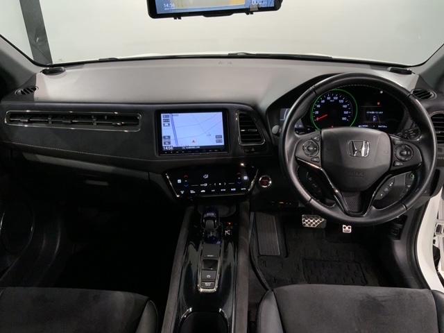 ヴェゼル ハイブリッドＲＳ・ホンダセンシング　１年保証　ワンオ－ナ－　ナビＶＸＭ－１７５ＶＦＥｉ　ＴＶ　Ｒカメラ　ＣＤ録音　ＢＴオ－ディオＤＶＤ　ドラレコ　ＥＴＣ　ＬＥＤライト　ＶＳＡ　シ－トヒ－タ－　クルコン　アルミ　スマ－トキ－　盗難防止装置（9枚目）