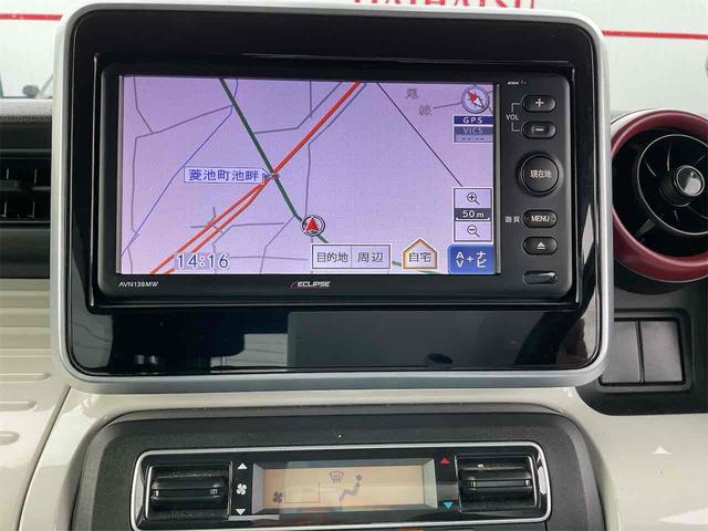 スペーシア ハイブリッドX 両側電動スライドドア ナビ TV クリアランスソナー レーンアシスト 衝突被害軽減システム オートライト スマートキー アイドリングストップ 電動格納ミラー シートヒーター ベンチシート CVT(4枚目)