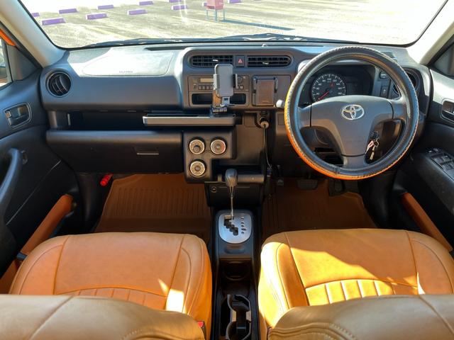 プロボックス Ｆ　カスタム　社外ヘッドライト　社外バンパー　社外ボンネット　リフトアップ　ＭＴタイヤ　キャリア＆ラック　シートカバー　ベットキット（18枚目）