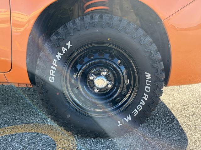 プロボックス Ｆ　カスタム　社外ヘッドライト　社外バンパー　社外ボンネット　リフトアップ　ＭＴタイヤ　キャリア＆ラック　シートカバー　ベットキット（22枚目）