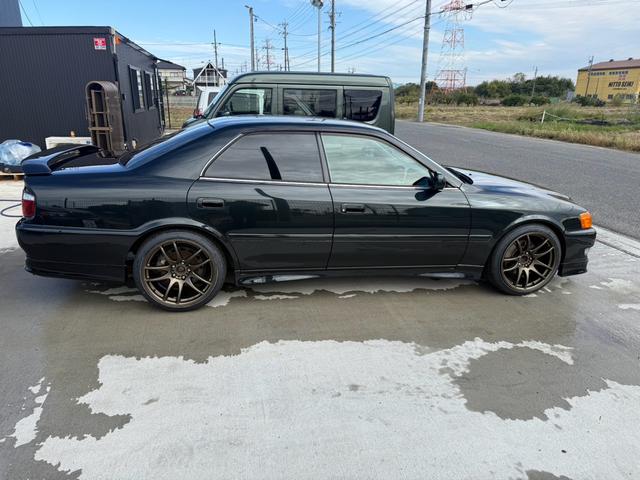 チェイサー ツアラーV クラッチ新品 ミッション新品 ホイールタイヤ新品 社外マフラー テイン車高調 5速ミッション 車検整備付 1ヶ月1000Km保証 修復歴無し(5枚目)