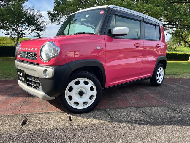 ハスラー Ｇ　Ｇ　ＥＴＣ　ナビ　ＴＶ　Ｂｌｕｅｔｏｏｔｈ　プッシュスタート　シートヒーター　衝突被害軽減システム　横滑り防止　オートライト　スマートキー　電動格納ミラー　盗難防止システム　ＡＢＳ（2枚目）