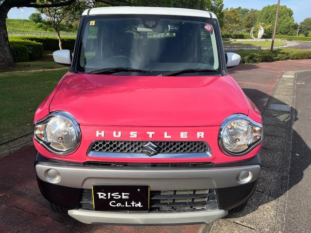 ハスラー Ｇ　Ｇ　ＥＴＣ　ナビ　ＴＶ　Ｂｌｕｅｔｏｏｔｈ　プッシュスタート　シートヒーター　衝突被害軽減システム　横滑り防止　オートライト　スマートキー　電動格納ミラー　盗難防止システム　ＡＢＳ（3枚目）