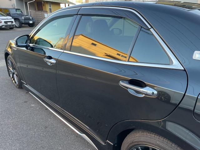 クラウンハイブリッド アスリートＳ　Ｊ－フロンティアリミテッド　後期モデル　特別仕様車　モデリスタエアロ，マフラー　ブラックスパッタリング１８ＡＷ　黒半革電動シート　衝突回避支援パッケ－ジ　シ－トベンチレ－ション　パドルシフト　ナビ　レーダークルーズ　ＥＴＣ（24枚目）