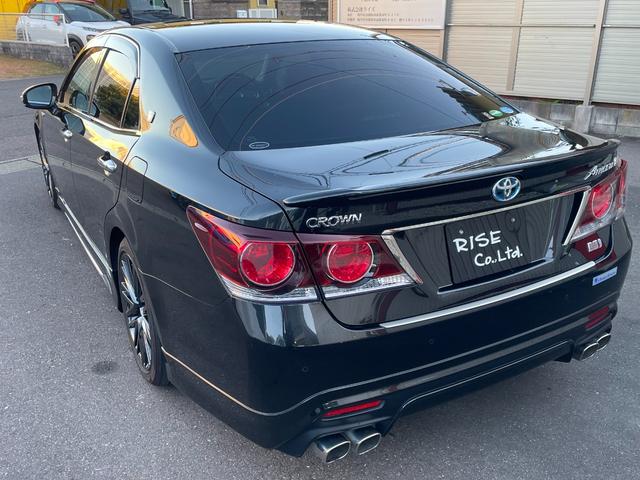 クラウンハイブリッド アスリートＳ　Ｊ－フロンティアリミテッド　後期モデル　特別仕様車　モデリスタエアロ，マフラー　ブラックスパッタリング１８ＡＷ　黒半革電動シート　衝突回避支援パッケ－ジ　シ－トベンチレ－ション　パドルシフト　ナビ　レーダークルーズ　ＥＴＣ（26枚目）