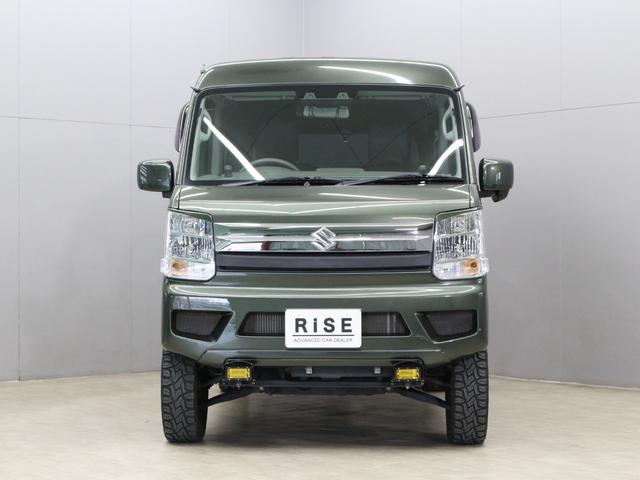 エブリイ ジョインターボ RIDE TECH前後ショートバンパー&1インチUPスプリング XTREME-J15インチアルミ R/Tタイヤ SDナビ フルセグTV Bluetoothオーディオ バックカメラ ミラー型ドラレコ(3枚目)