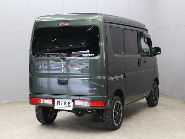 エブリイ ジョインターボ RIDE TECH前後ショートバンパー&1インチUPスプリング XTREME-J15インチアルミ R/Tタイヤ SDナビ フルセグTV Bluetoothオーディオ バックカメラ ミラー型ドラレコ(6枚目)