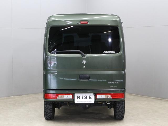 エブリイ ジョインターボ RIDE TECH前後ショートバンパー&1インチUPスプリング XTREME-J15インチアルミ R/Tタイヤ SDナビ フルセグTV Bluetoothオーディオ バックカメラ ミラー型ドラレコ(7枚目)