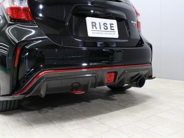 ノート ニスモ　Ｓ　５ＭＴ／純正レカロシート／ニスモ専用エアロ／ＴＥＩＮ車高調／柿本改マフラー／インパルリアウイング／ワークマイスター１７アルミ／後期ＬＥＤテールランプ／カーボン調パネル／ナビ／フルセグ／ＢＴ再生／ＥＴＣ（36枚目）