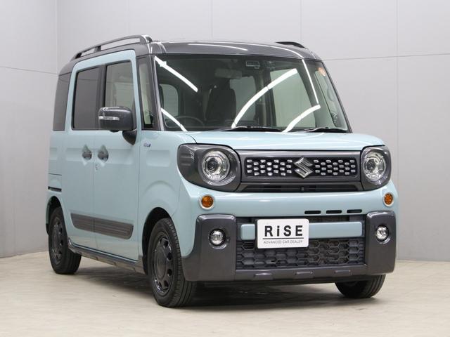 スペーシアギア ハイブリッドＸＺ　ターボ　セーフティサポート　両側パワースライドドア　　８インチナビ　フルセグＴＶ　Ｂｌｕｅｔｏｏｔｈオーディオ　全方位カメラ　ドライブレコーダー　ＥＴＣ　ＬＥＤヘッドライト　パドルシフト　シートヒーター（4枚目）