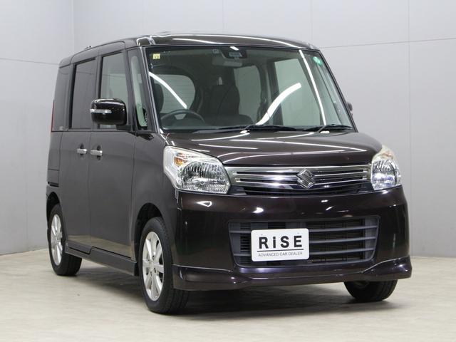 スペーシア Xリミテッド ワンオーナー 両側パワースライドドア レーダーブレーキサポート ナビ フルセグTV Bluetoothオーディオ バックカメラ ETC オートライト HID シートヒーター スマートキー2個 禁煙車(4枚目)