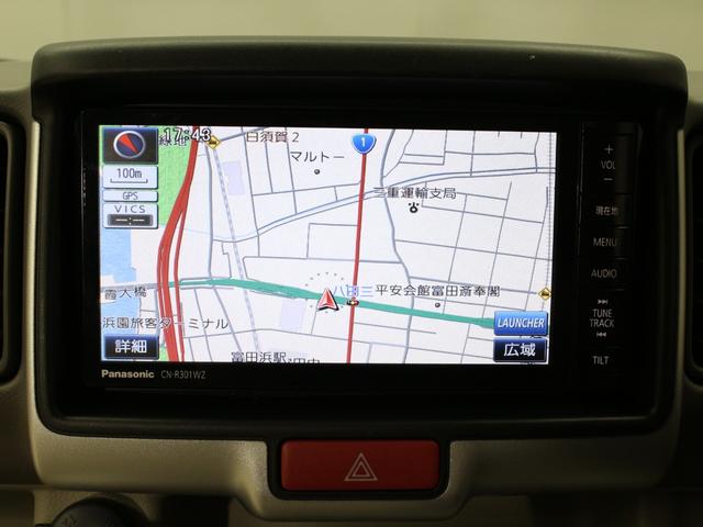 エブリイワゴン PZターボスペシャル セーフティサポート 両側パワースライドドア SDナビ フルセグTV Bluetoothオーディオ HDMI入力 前後ドライブレコーダー ETC バックカメラ コーナーソナー スマートキー2個 禁煙車(10枚目)