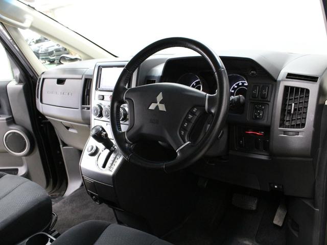 デリカD:5 D パワーパッケージ 8人乗り/両側電動スライドドア/ナビ/フルセグ/BT再生/バックカメラ/前席シートヒーター/革ハンドル/クルーズコントロール/HIDライト/ビルトインETC/パドルシフト/スマートキー/純正18アルミ(26枚目)