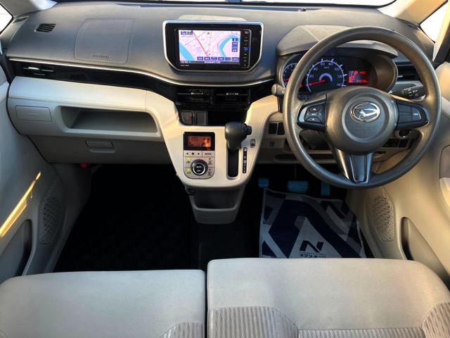 ムーヴ Ｘ　ＳＡＩＩＩ　純正ＳＤナビ　禁煙車　バックカメラ　ＥＴＣ　Ｂｌｕｅｔｏｏｔｈ　フルセグ　スマートキー　シートヒーター　コーナーセンサー　オートライト　純正１４インチアルミホイール　ＣＤ／ＤＶＤ再生（2枚目）