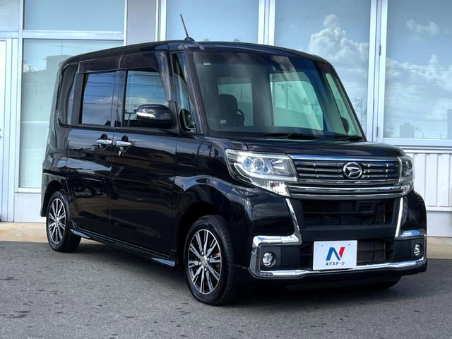 タント カスタムＸ　トップエディションＳＡＩＩ　電動スライドドア　ＳＤナビ　バックカメラ　衝突被害軽減システム　禁煙車　ハーフレザーシート　スマートキー　ＬＥＤヘッド　オートライト　オートエアコン　純正１４インチアルミ　Ｂｌｕｅｔｏｏｔｈ　ＣＤ（16枚目）