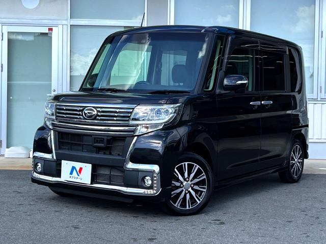 タント カスタムＸ　トップエディションＳＡＩＩ　電動スライドドア　ＳＤナビ　バックカメラ　衝突被害軽減システム　禁煙車　ハーフレザーシート　スマートキー　ＬＥＤヘッド　オートライト　オートエアコン　純正１４インチアルミ　Ｂｌｕｅｔｏｏｔｈ　ＣＤ（23枚目）