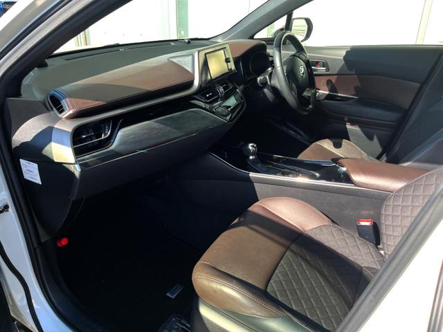 C-HR G モデリスタエアロ 純正ナビ バックカメラ 衝突被害軽減システム レーダークルーズ ハーフレザーシート ドラレコ クリアランスソナー スマートキー LEDヘッド ETC オートハイビーム 車線逸脱警報(35枚目)