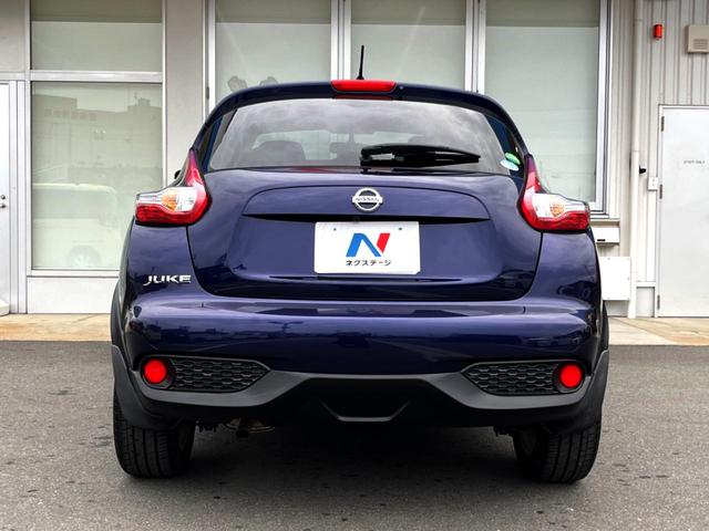 ジューク 15RX パーソナライゼーション 純正SDナビ バックカメラ スマートキー HIDヘッド ETC オートライト オートエアコン 純正17インチアルミ Bluetooth CD DVD再生 フルセグ(15枚目)