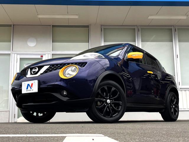 ジューク 15RX パーソナライゼーション 純正SDナビ バックカメラ スマートキー HIDヘッド ETC オートライト オートエアコン 純正17インチアルミ Bluetooth CD DVD再生 フルセグ(25枚目)