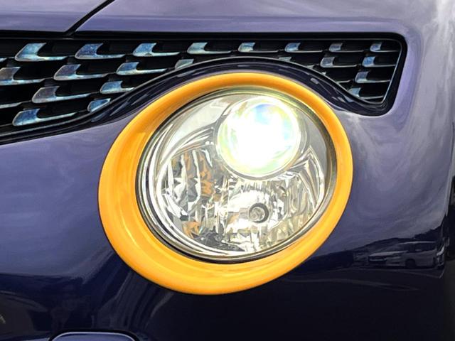 ジューク 15RX パーソナライゼーション 純正SDナビ バックカメラ スマートキー HIDヘッド ETC オートライト オートエアコン 純正17インチアルミ Bluetooth CD DVD再生 フルセグ(31枚目)